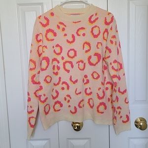 Cheetah print sweater